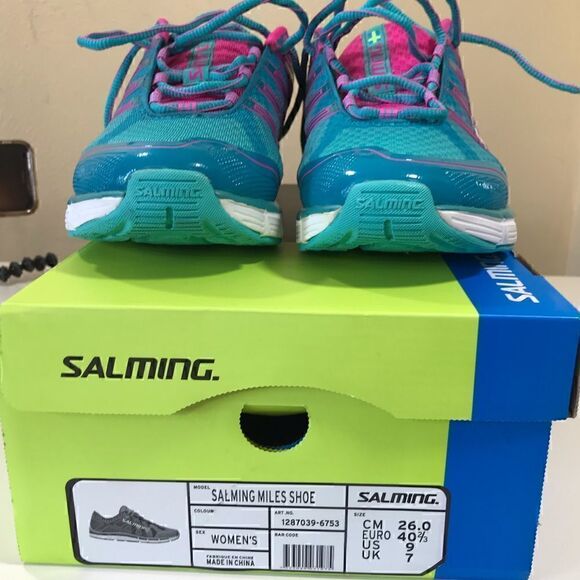 9 SALMING blue sneakers SALMING Miles Shoe eUc - Picture 8 of 8